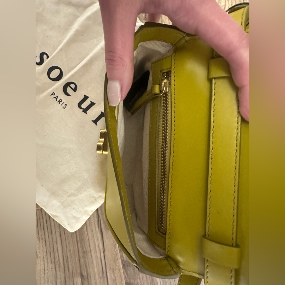 Souer Bell Very Mini Bag in mustard yellow - Picture 8 of 15